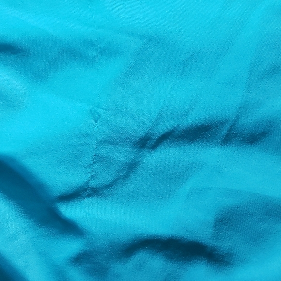 Women's Nike Dri-Fit shorts Dark Mint Green with Orange trim - Picture 6 of 7